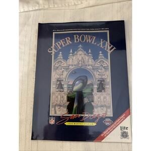 SUPER BOWL XXII 22 OFFICIAL PROGRAM 1988 WASHINGTON REDSKINS vs DENVER BRONCOS